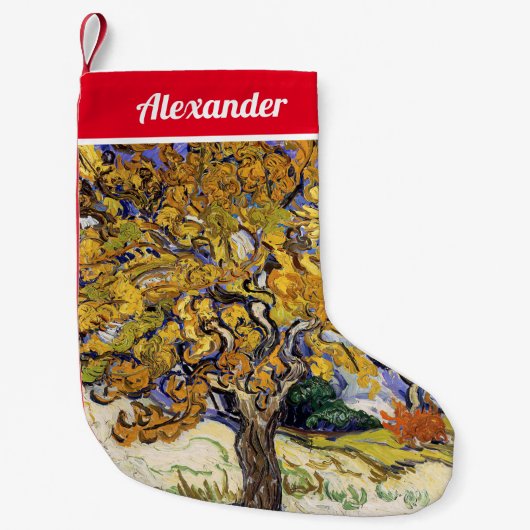 Petite Chaussette De Noël Vincent van Gogh - Le Mulberry Tree (Devant)