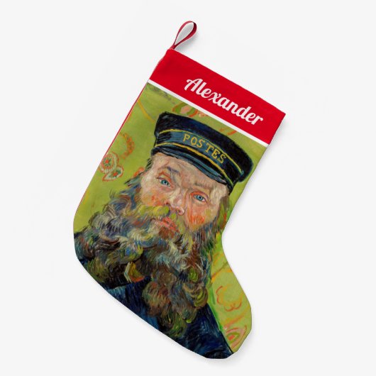 Petite Chaussette De Noël Vincent Van Gogh - Postman Joseph Roulin (Devant (Accrochage))