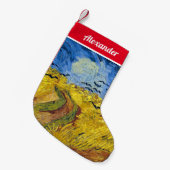 Petite Chaussette De Noël Vincent van Gogh - Wheatfield with Crows (Devant (Accrochage))