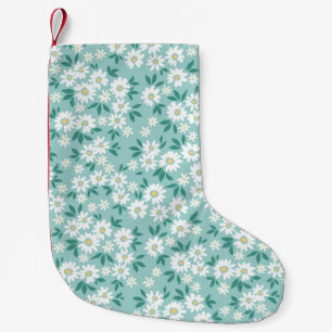 Petite Chaussette De Noël Vintage floral background. Seamless vintage patter