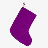 Petite Chaussette De Noël Violet (Devant (Accrochage))