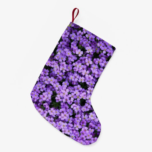 Petite Chaussette De Noël Violets Noël Stocker (Devant (Accrochage))
