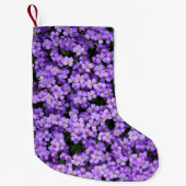 Petite Chaussette De Noël Violets Noël Stocker (Devant)