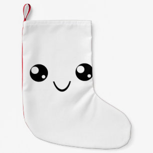 Petite Chaussette De Noël Visage souriant