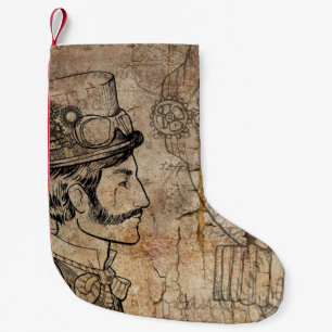 Petite Chaussette De Noël Vitesses de monsieur de Steampunk rétros