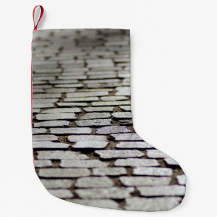Petite Chaussette De Noël Voie pavée pavée