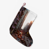 PETITE CHAUSSETTE DE NOËL VOITURES SUR ROUTE (Devant (Accrochage))