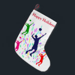PETITE CHAUSSETTE DE NOËL VOLLEYBALL<br><div class="desc">DE GRANDS PRODUITS DE VOLLEYBALL</div>