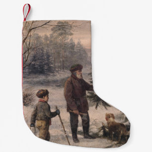 Petite Chaussette De Noël Vorweihnacht   F Kruger  Noël allemand