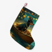 Petite Chaussette De Noël Voyage de Noël australien Kelpie (Devant (Accrochage))