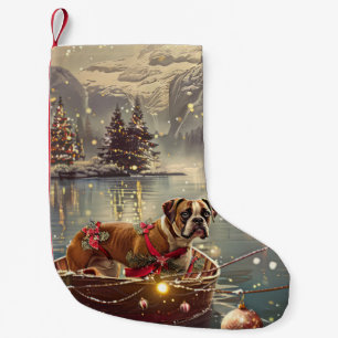Petite Chaussette De Noël Voyage de Noël festif de Boxer