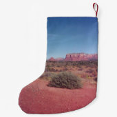 Petite Chaussette De Noël Vue de désert personnalisée (Dos)