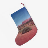 Petite Chaussette De Noël Vue de désert personnalisée (Dos (Accrochage))