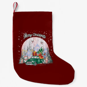 Petite Chaussette De Noël Watercolor Merry Christmas, Car of Toxits