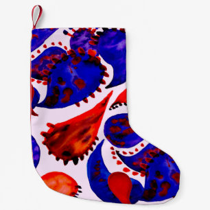 Petite Chaussette De Noël Watercolor seamless pattern with paisley. Abstract