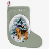 Petite Chaussette De Noël Welsh Terrier Christmas (Devant)