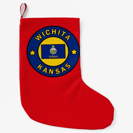 Petite Chaussette De Noël Wichita Kansas (Devant)