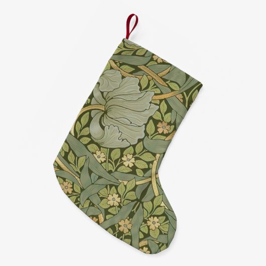 Petite Chaussette De Noël William Morris (Devant (Accrochage))