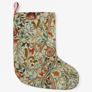 Petite Chaussette De Noël William Morris Acanthus Broderie Motif Floral