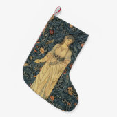 Petite Chaussette De Noël William Morris antique Flora (Devant (Accrochage))