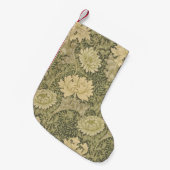 Petite Chaussette De Noël William Morris Chrysanthemum Fleur d'âge (Devant (Accrochage))
