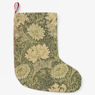 Petite Chaussette De Noël William Morris Chrysanthemum Fleur d'âge