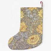 Petite Chaussette De Noël William Morris Chrysanthemum Fleurs maman (Dos)