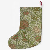 Petite Chaussette De Noël William Morris Cray Fleur de Sage Floral Botanique (Dos)