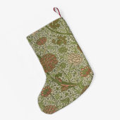 Petite Chaussette De Noël William Morris Cray Fleur de Sage Floral Botanique (Dos (Accrochage))