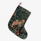 Petite Chaussette De Noël William Morris Faune sauvage Fox (Devant (Accrochage))