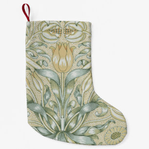 Petite Chaussette De Noël William Morris Motif Grenade Antique Lily