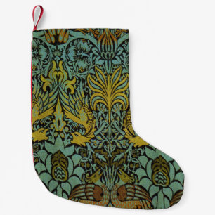 Petite Chaussette De Noël William Morris Peacock Dragon Fond d'écran