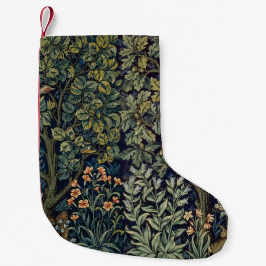 Petite Chaussette De Noël William Morris Pheasier Bois Bois (Devant)