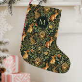 Petite Chaussette De Noël William Morris Woodland Lapins floraux Noël