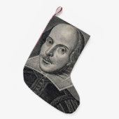 Petite Chaussette De Noël William Shakespeare (Devant (Accrochage))