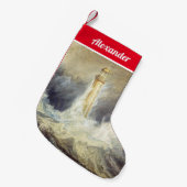 Petite Chaussette De Noël William Turner - Phare de Bell Rock (Devant (Accrochage))