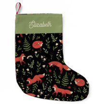 Woodland Fox Botanical Personnalisé Enfants