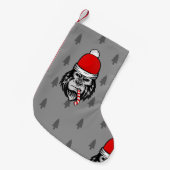 Petite Chaussette De Noël xmas santa claus gorilla (Devant (Accrochage))