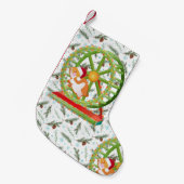 Petite Chaussette De Noël xmas santa claus hamster (Devant (Accrochage))