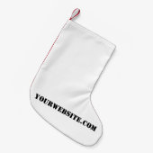 Petite Chaussette De Noël YourWebSite.com (Devant (Accrochage))