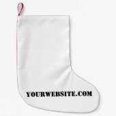 Petite Chaussette De Noël YourWebSite.com (Devant)