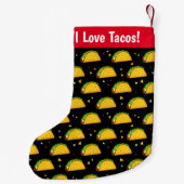 Petite Chaussette De Noël Yummy Taco Motif (Dos)