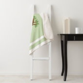 Petite chouette douce grande couverture Sherpa (En situation)
