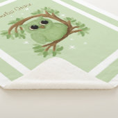 Petite chouette douce grande couverture Sherpa (3/4)