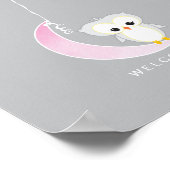 Petite Chouette | Livre d'or pour Baby Shower à im (Coin)