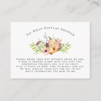 Petite Citrouille | Encart d'invitation pour douch