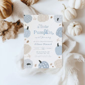 Petite Citrouille Invitation Baby shower d'automne