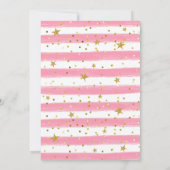 Petite Citrouille Invitation Baby shower fille (Dos)