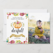 Petite Citrouille première invitation Merci d'anni (Devant)