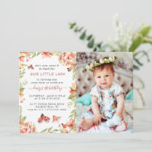 Petite Coccinelle | Invitation à une fête d'annive (Debout devant)